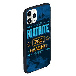 Чехол iPhone 11 Pro матовый Игра Fortnite: PRO Gaming, цвет: 3D-черный — фото 2