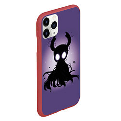 Чехол iPhone 11 Pro матовый Hollow Knight темный рыцарь, цвет: 3D-красный — фото 2