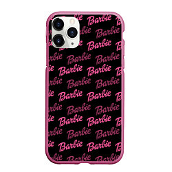 Чехол iPhone 11 Pro матовый Barbie - Барби, цвет: 3D-малиновый