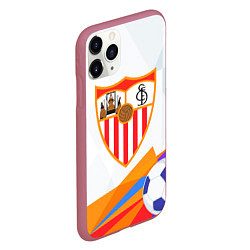 Чехол iPhone 11 Pro матовый Sevilla Абстракция, цвет: 3D-малиновый — фото 2