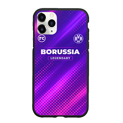 Чехол iPhone 11 Pro матовый Borussia legendary sport grunge