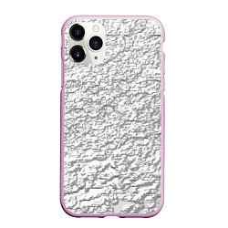Чехол iPhone 11 Pro матовый Мятая блестящая поверхность, цвет: 3D-розовый