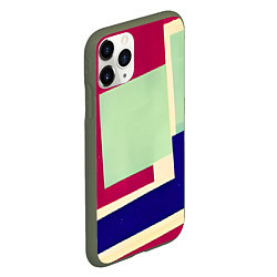 Чехол iPhone 11 Pro матовый В стиле авангардизма, цвет: 3D-темно-зеленый — фото 2
