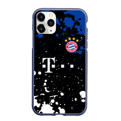 Чехол iPhone 11 Pro матовый Bayern munchen Краска, цвет: 3D-серый