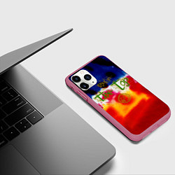 Чехол iPhone 11 Pro матовый The Top - The Cure, цвет: 3D-малиновый — фото 2