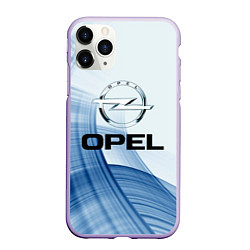 Чехол iPhone 11 Pro матовый Opel - logo, цвет: 3D-светло-сиреневый