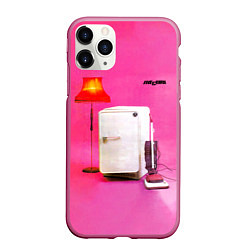 Чехол iPhone 11 Pro матовый Three Imaginary Boys - The Cure, цвет: 3D-малиновый