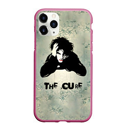 Чехол iPhone 11 Pro матовый Роберт Смит - The Cure, цвет: 3D-малиновый