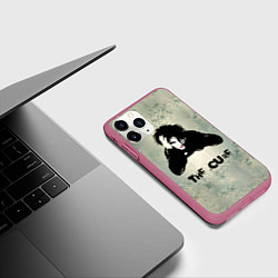 Чехол iPhone 11 Pro матовый Роберт Смит - The Cure, цвет: 3D-малиновый — фото 2
