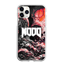 Чехол iPhone 11 Pro матовый Mood in doom style 2, цвет: 3D-белый