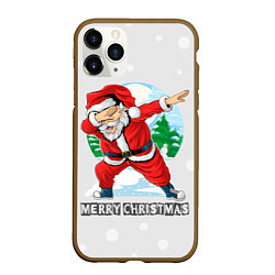 Чехол iPhone 11 Pro матовый Dab Santa Merry Christmas