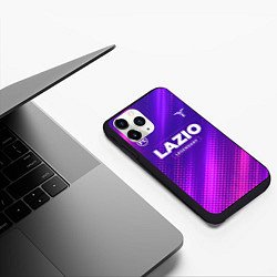 Чехол iPhone 11 Pro матовый Lazio legendary sport grunge, цвет: 3D-черный — фото 2