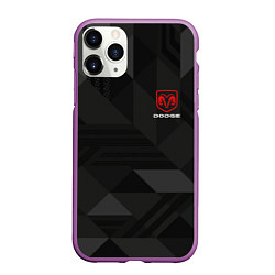 Чехол iPhone 11 Pro матовый Dodge - абстракция