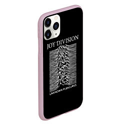 Чехол iPhone 11 Pro матовый Joy Division - unknown pleasures, цвет: 3D-розовый — фото 2