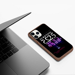 Чехол iPhone 11 Pro матовый Curaetion-25: From There To Here From Here To Ther, цвет: 3D-коричневый — фото 2