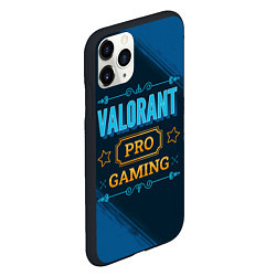Чехол iPhone 11 Pro матовый Игра Valorant: pro gaming, цвет: 3D-черный — фото 2