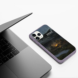 Чехол iPhone 11 Pro матовый STALKER Привал, цвет: 3D-серый — фото 2