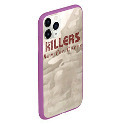 Чехол iPhone 11 Pro матовый Run For Cover Workout Mix - The Killers, цвет: 3D-фиолетовый — фото 2