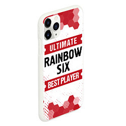 Чехол iPhone 11 Pro матовый Rainbow Six: Best Player Ultimate, цвет: 3D-белый — фото 2