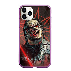 Чехол iPhone 11 Pro матовый Mick Thomson-Slipknot, цвет: 3D-фиолетовый