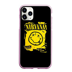 Чехол iPhone 11 Pro матовый Nirvana принт