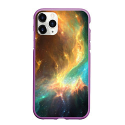 Чехол iPhone 11 Pro матовый Крыло звезды, цвет: 3D-фиолетовый