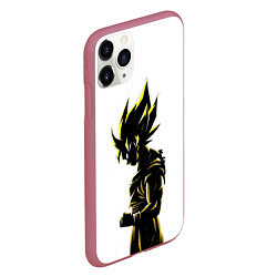 Чехол iPhone 11 Pro матовый Dragonball, цвет: 3D-малиновый — фото 2