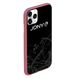 Чехол iPhone 11 Pro матовый Jony - краска, цвет: 3D-малиновый — фото 2