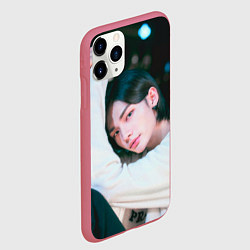 Чехол iPhone 11 Pro матовый Hyunjin Mixtape Oh, цвет: 3D-малиновый — фото 2