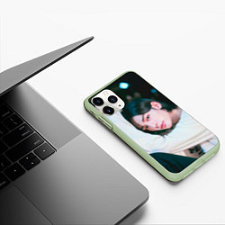 Чехол iPhone 11 Pro матовый Hyunjin Mixtape Oh, цвет: 3D-салатовый — фото 2