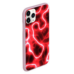 Чехол iPhone 11 Pro матовый Огненный камуфляж, цвет: 3D-розовый — фото 2
