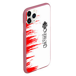 Чехол iPhone 11 Pro матовый Overlord - текстура, цвет: 3D-малиновый — фото 2