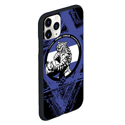 Чехол iPhone 11 Pro матовый Krav-maga tiger, цвет: 3D-черный — фото 2