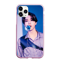 Чехол iPhone 11 Pro матовый Stray Kids 2nd World Tour Maniac Han