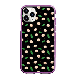 Чехол iPhone 11 Pro матовый Пельмени с лавровым листом и перцем, набор, цвет: 3D-фиолетовый