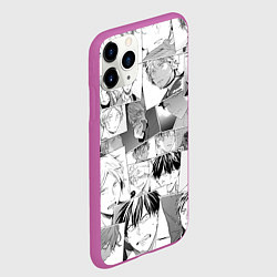 Чехол iPhone 11 Pro матовый Дарованный паттерн, цвет: 3D-фиолетовый — фото 2