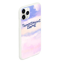 Чехол iPhone 11 Pro матовый Tomodachi Game sky clouds, цвет: 3D-белый — фото 2
