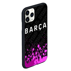 Чехол iPhone 11 Pro матовый Barcelona pro football: символ сверху, цвет: 3D-черный — фото 2