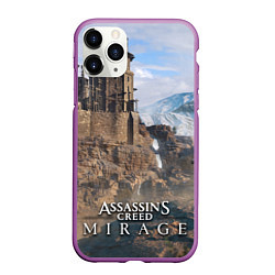 Чехол iPhone 11 Pro матовый Руины замка - AC Mirage, цвет: 3D-фиолетовый