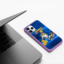 Чехол iPhone 11 Pro матовый Albatross - Sonic Free Riders - Video game, цвет: 3D-фиолетовый — фото 2