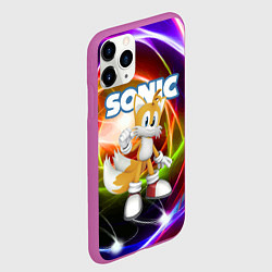 Чехол iPhone 11 Pro матовый Майлз Тейлз Прауэр - Sonic - Видеоигра, цвет: 3D-фиолетовый — фото 2
