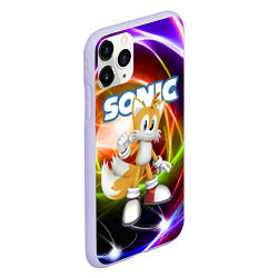 Чехол iPhone 11 Pro матовый Майлз Тейлз Прауэр - Sonic - Видеоигра, цвет: 3D-светло-сиреневый — фото 2