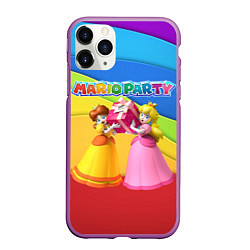 Чехол iPhone 11 Pro матовый Mario Party - Nintendo, цвет: 3D-фиолетовый