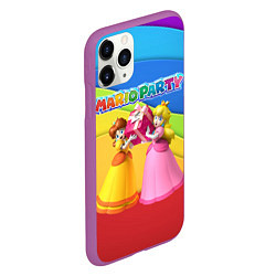 Чехол iPhone 11 Pro матовый Mario Party - Nintendo, цвет: 3D-фиолетовый — фото 2