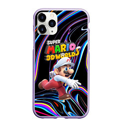 Чехол iPhone 11 Pro матовый Super Mario 3D World - Video game - Nintendo