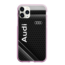 Чехол iPhone 11 Pro матовый Audi карбон