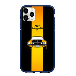 Чехол iPhone 11 Pro матовый Авто ford mustang