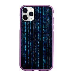 Чехол iPhone 11 Pro матовый Программные символы, цвет: 3D-фиолетовый