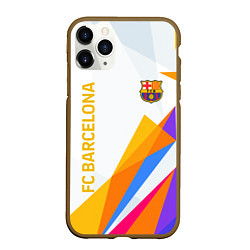Чехол iPhone 11 Pro матовый Barcelona абстракция цветные геометрии