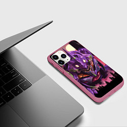 Чехол iPhone 11 Pro матовый Neon Genesis Evangelion - Eva, цвет: 3D-малиновый — фото 2